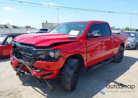 2021 Ram 1500 Big Horn 4X2 6'4 Box from USA, damaged, VIN 1C6RREBT9MN630245